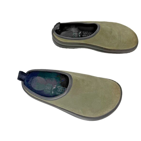 BIRKENSTOCK Tatami Olive Green Suede Clogs Mules Slip-on Shoes LADIES 7 MEN'S 5 - Picture 5 of 14